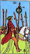 6 of wands